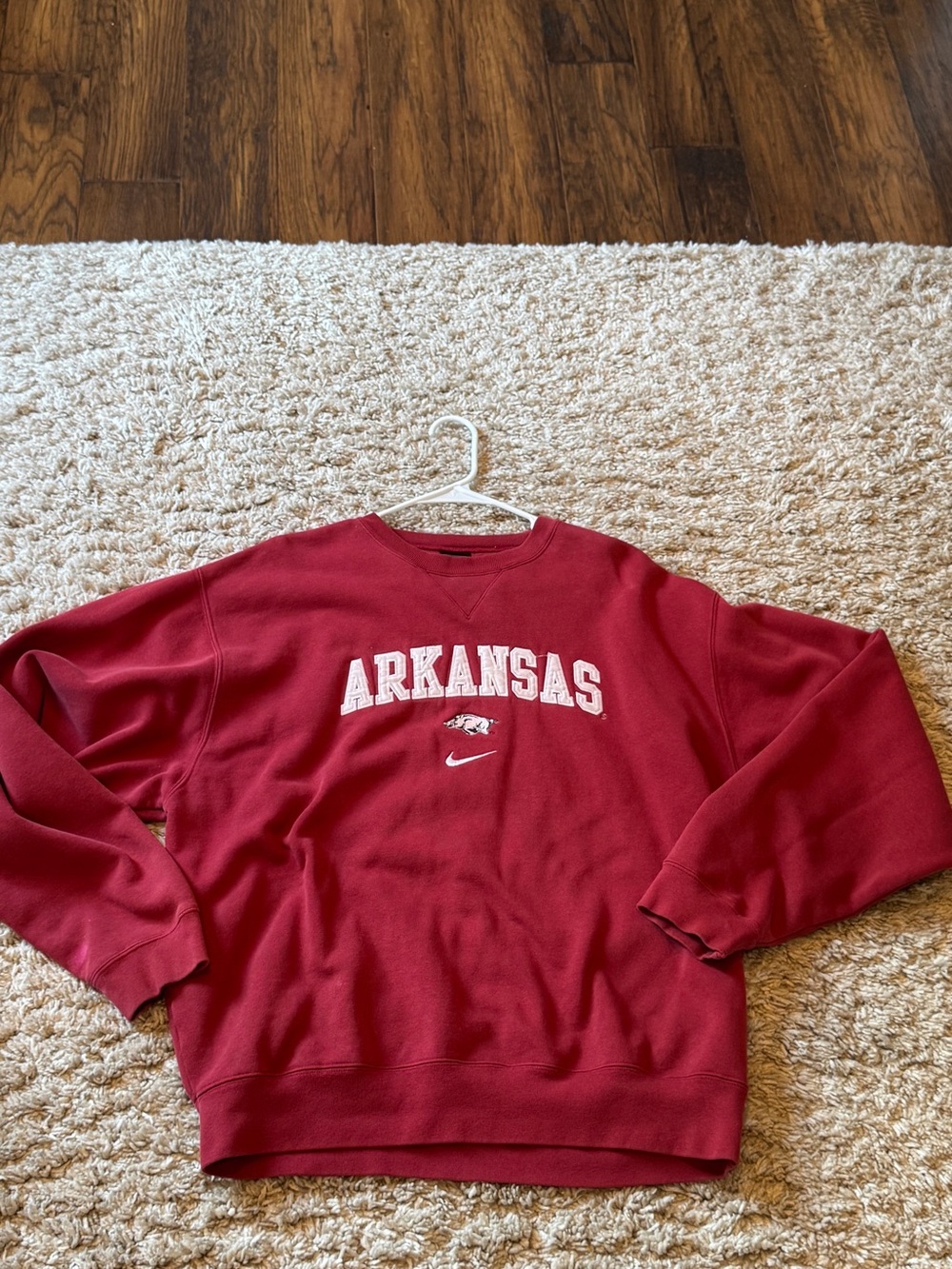 Men’s Vintage Nike Arkansas Razorbacks Crewneck Sweatshirt